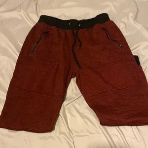burgundy Men’s Amnesia sweat pants